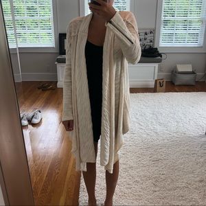 Cream Free People cardigan